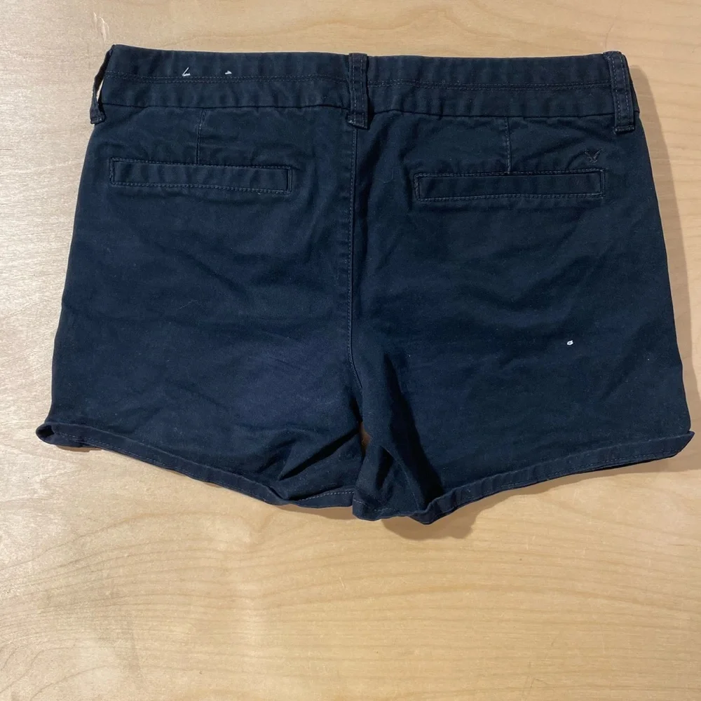 American Eagle Outfitters Black Women's Shorts 4 (OQ)